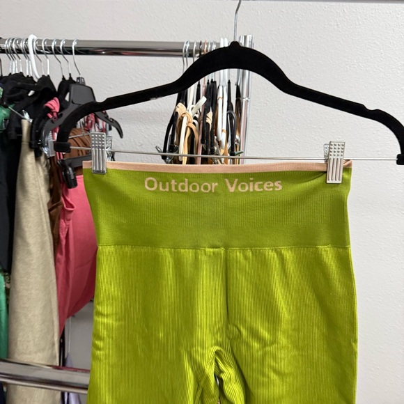Outdoor Voices Lime Green Leggings - Picture 2 of 4